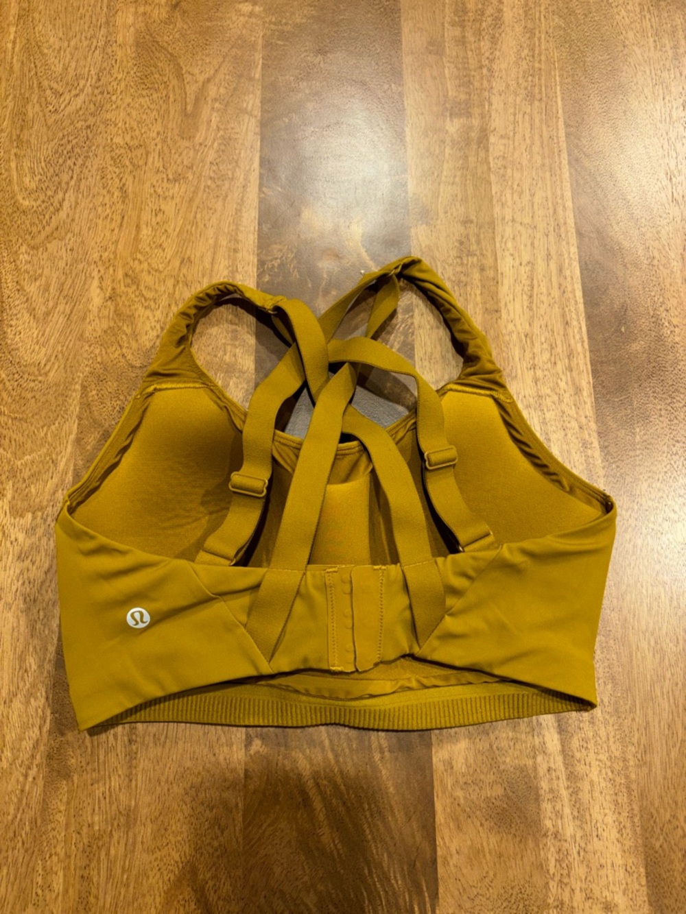 lululemon athletica Strappy Mustard Sports Bra